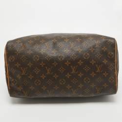 Pre Owned Louis Vuitton Monogram Canvas Speedy 35 Bag