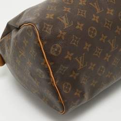 Pre Owned Louis Vuitton Monogram Canvas Speedy 35 Bag