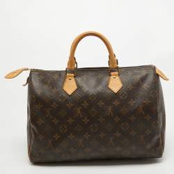 Pre Owned Louis Vuitton Monogram Canvas Speedy 35 Bag