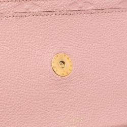 Louis Vuitton Pink Monogram Empreinte Vavin Wallet on Chain