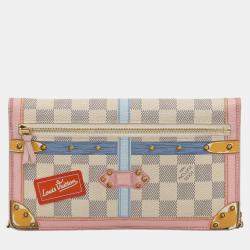 Louis Vuitton Multicolour Damier Azur Summer Trunks Pochette Weekend