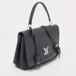 Louis Vuitton Black Leather Lockme II Bag