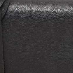 Louis Vuitton Black Leather Lockme II Bag