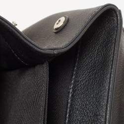 Louis Vuitton Black Leather Lockme II Bag