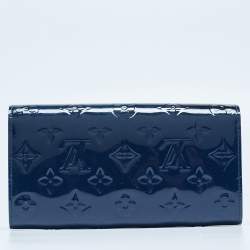 Louis Vuitton Grand Blue Monogram Vernis Sarah Wallet