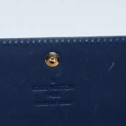 Louis Vuitton Grand Blue Monogram Vernis Sarah Wallet