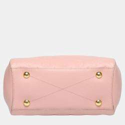 Louis Vuitton Rose Poudre Empreinte BB Leather Montaigne Satchel