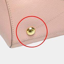 Louis Vuitton Rose Poudre Empreinte BB Leather Montaigne Satchel
