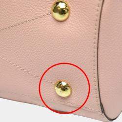 Louis Vuitton Rose Poudre Empreinte BB Leather Montaigne Satchel