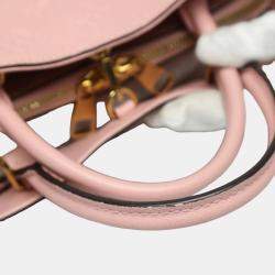 Louis Vuitton Rose Poudre Empreinte BB Leather Montaigne Satchel
