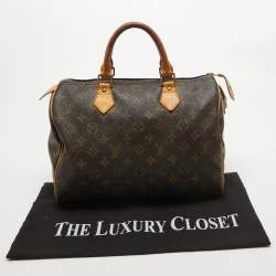 Pre Owned Louis Vuitton Monogram Canvas Speedy 30 Bag