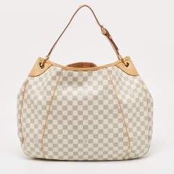 Pre Owned Louis Vuitton Damier Azur Canvas Galliera GM Bag
