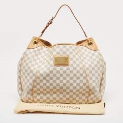Pre Owned Louis Vuitton Damier Azur Canvas Galliera GM Bag