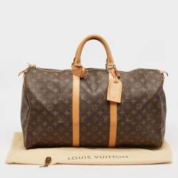 Louis Vuitton Monogram Canvas Keepall 50 Bag