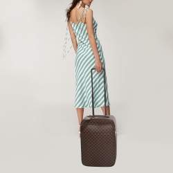 Pre Owned Louis Vuitton Damier Ebene Canvas Business Pegase Legere 55 Luggage