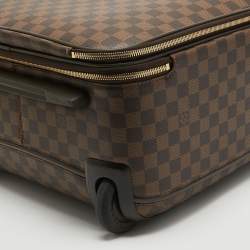 Pre Owned Louis Vuitton Damier Ebene Canvas Business Pegase Legere 55 Luggage