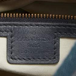 Pre Owned Louis Vuitton Navy Blue Monogram Mini Lin Josephine PM Bag