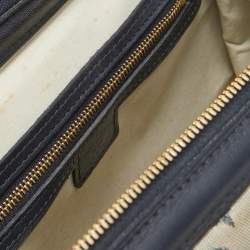 Pre Owned Louis Vuitton Navy Blue Monogram Mini Lin Josephine PM Bag