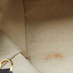 Pre Owned Louis Vuitton Navy Blue Monogram Mini Lin Josephine PM Bag