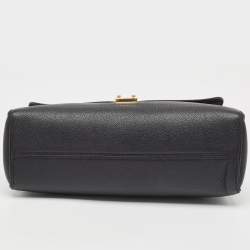 Pre Owned Louis Vuitton Black Monogram Empreinte Leather St Germain MM Bag