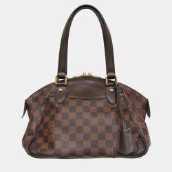 Louis Vuitton Brown Canvas PM Verona Satchels