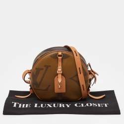 Pre Owned Louis Vuitton Monogram Giant Reverse Canvas Boite Chapeau Souple MM Bag