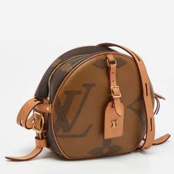 Pre Owned Louis Vuitton Monogram Giant Reverse Canvas Boite Chapeau Souple MM Bag