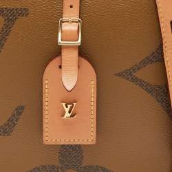 Pre Owned Louis Vuitton Monogram Giant Reverse Canvas Boite Chapeau Souple MM Bag