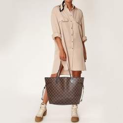 Louis Vuitton Damier Ebene Canvas Neverfull MM Bag
