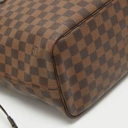 Louis Vuitton Damier Ebene Canvas Neverfull MM Bag