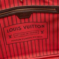 Louis Vuitton Damier Ebene Canvas Neverfull MM Bag