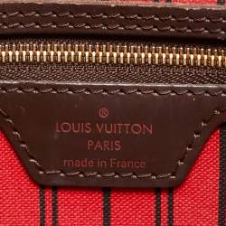 Louis Vuitton Damier Ebene Canvas Neverfull MM Bag