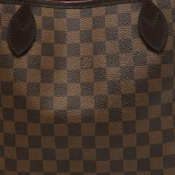 Louis Vuitton Damier Ebene Canvas Neverfull MM Bag