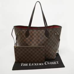 Louis Vuitton Damier Ebene Canvas Neverfull MM Bag