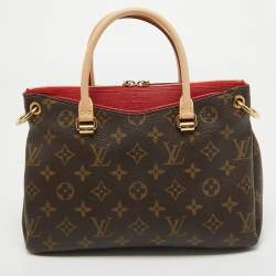 Pre Owned Louis Vuitton Cerise Monogram Canvas Pallas BB Bag