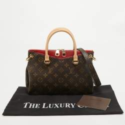 Pre Owned Louis Vuitton Cerise Monogram Canvas Pallas BB Bag