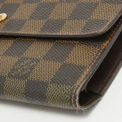Louis Vuitton Damier Ebene Canvas Sarah Wallet