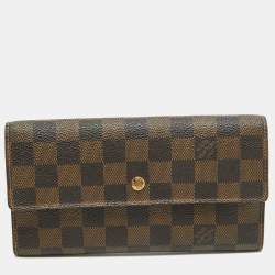 Louis Vuitton Damier Ebene Canvas Sarah Wallet