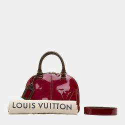 Louis Vuitton Burgundy Vernis Miroir Alma BB