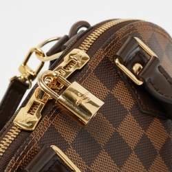 Pre Owned Louis Vuitton Damier Ebene Canvas Alma BB Bag