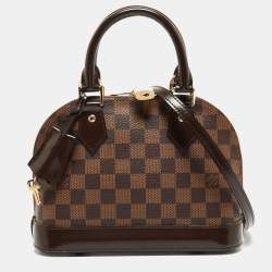 Pre Owned Louis Vuitton Damier Ebene Canvas Alma BB Bag