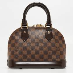 Pre Owned Louis Vuitton Damier Ebene Canvas Alma BB Bag