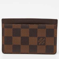 Louis Vuitton Damier Ebene Canvas Card Holder 