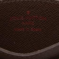 Louis Vuitton Damier Ebene Canvas Card Holder 