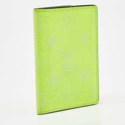 Pre Owned Louis Vuitton Neon Yellow Monogram Canvas Pocket Organizer