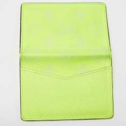 Pre Owned Louis Vuitton Neon Yellow Monogram Canvas Pocket Organizer