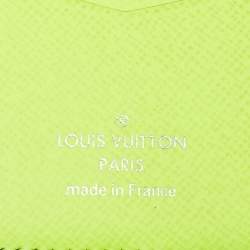 Pre Owned Louis Vuitton Neon Yellow Monogram Canvas Pocket Organizer
