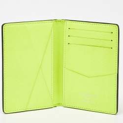 Pre Owned Louis Vuitton Neon Yellow Monogram Canvas Pocket Organizer