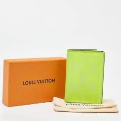 Pre Owned Louis Vuitton Neon Yellow Monogram Canvas Pocket Organizer