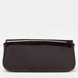 Pre Owned Louis Vuitton Amarante Patent Leather Sobe Clutch